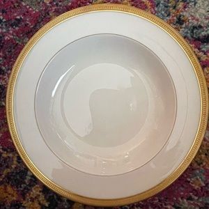 All 10 Lenox Hanover 8 1/2 inches in diameter Rimmed Soup Bowls.